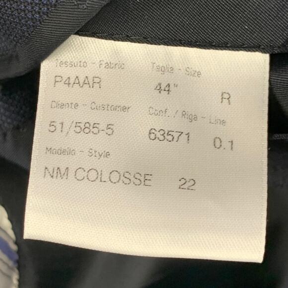 BRIONI Size 44 Regular Navy Wool Twill Notch Lapel Sport Coat - Picture 9 of 9